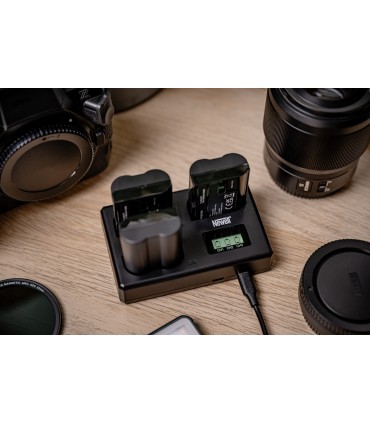 Newell akulaadija TT-USB-C 3x Nikon EN-EL15