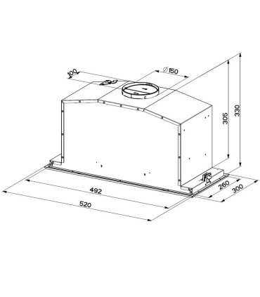Faber INCA LUX EV8 X/BK A52