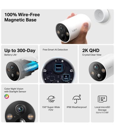 TP-LINK WRL CAMERA SMART H.264/TAPO C425 