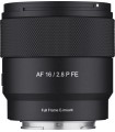 Samyang AF 16mm f/2.8 P FE objektiiv Sonyle