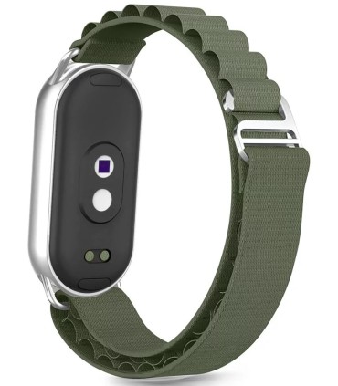 Tech-Protect kellarihm Nylon Pro Xiaomi Smart Band 8/9/10, army green