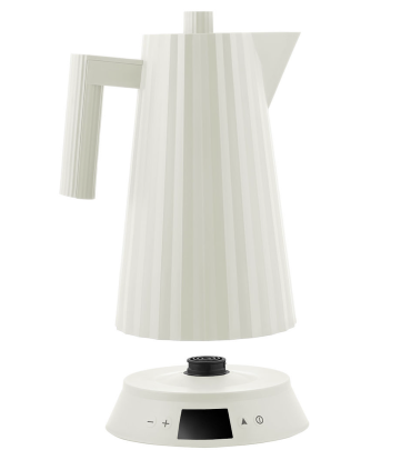 Alessi Plissé 1,7L, valge veekeetja