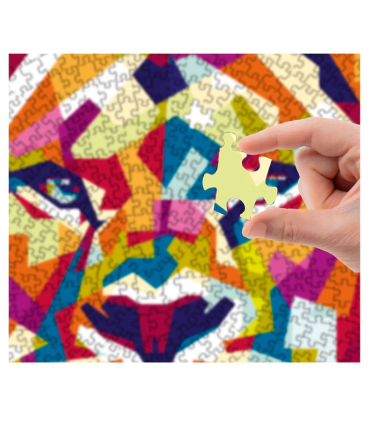 Grafix ümmargune pusle Lõvi 1000 tk