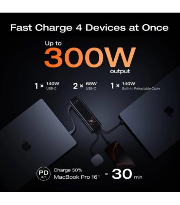 ECOFLOW POWER BANK USB 27650MAH RAPID/PRO +CABLE 5019301011