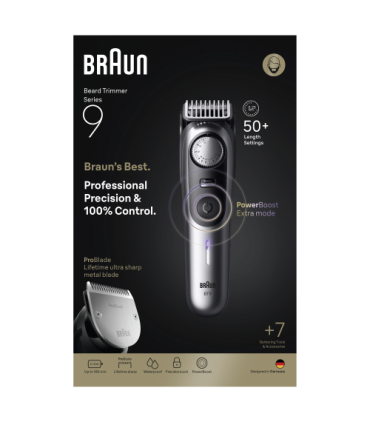 Braun BT9560 Series 9 PRO habemetrimmer / piirel 12in1