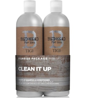 Tigi Bed Head For Men Clean Up Duo (2x750mL)