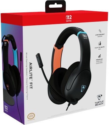 Turtle Beach kõrvaklapid Airlite Fit Nintendo Switch 2, must