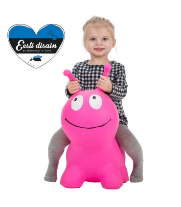 Gerardou0027s Toys Jumpy hüppeloom Ussike, roosa