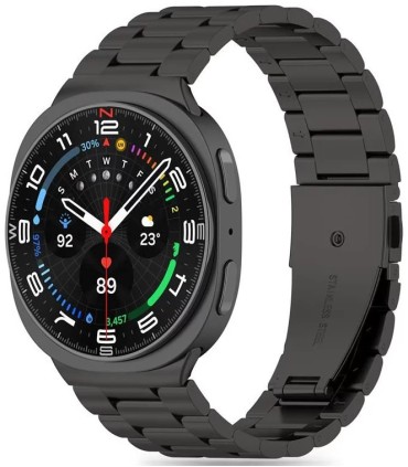 Tech-Protect kellarihm Stainless Samsung Galaxy Watch8/8 Classic 40/44/46mm, must