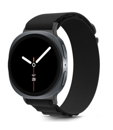 Tech-Protect kellarihm Nylon Pro Samsung Galaxy Watch8/8 Classic 40/44/46mm, must