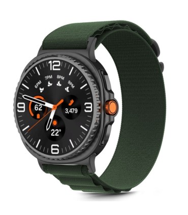 Tech-Protect kellarihm Nylon Pro Samsung Galaxy Watch8/8 Classic 40/44/46mm, army green