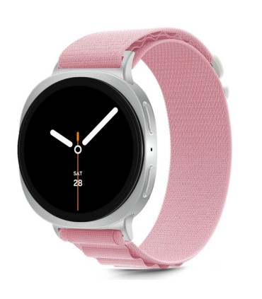 Tech-Protect kellarihm Nylon Pro Samsung Galaxy Watch8/8 Classic 40/44/46mm, roosa