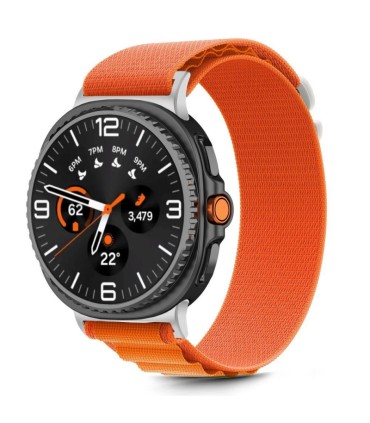 Tech-Protect kellarihm Nylon Pro Samsung Galaxy Watch8/8 Classic 40/44/46mm, oranž