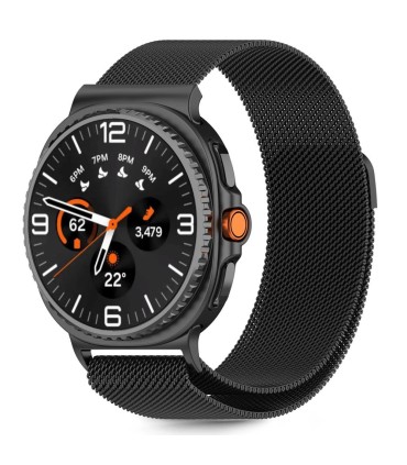 Tech-Protect kellarihm MilaneseBand Samsung Galaxy Watch8/8 Classic 40/44/46mm, must