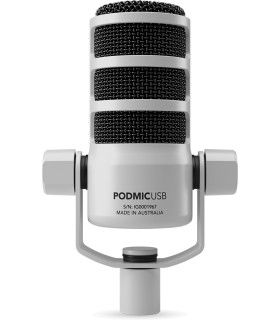 Rode mikrofon PodMic USB, valge