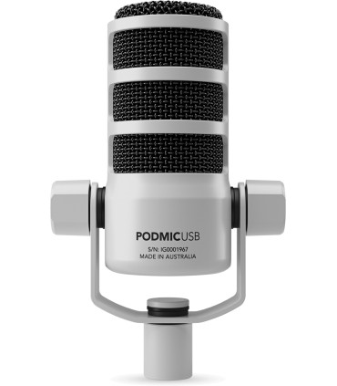 Rode mikrofon PodMic USB, valge
