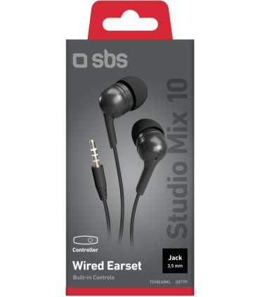 SBS kõrvaklapid Studio Mix 10 USB-C, must