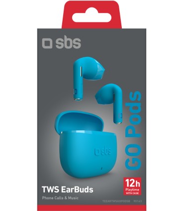 SBS juhtmevabad kõrvaklapid Go Pods TWS, sinine