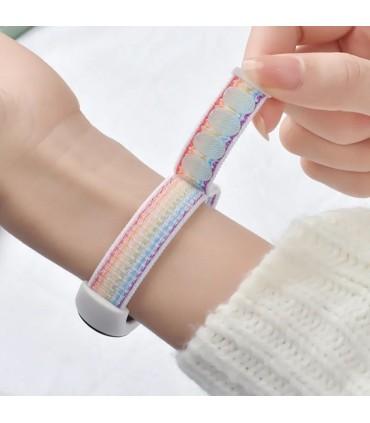 Tech-Protect kellarihm Nylon Xiaomi Smart Band 8/9/10, must