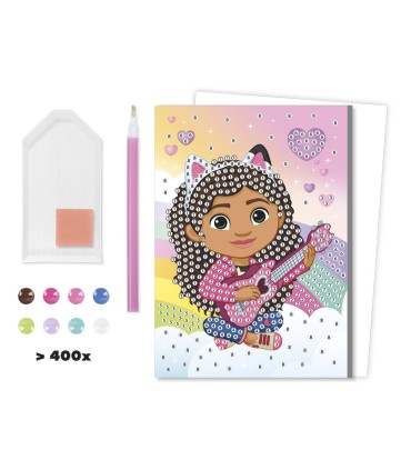 Moxy Gabbyu0027s Dollhouse teemanditikandiga õnnitluskaart