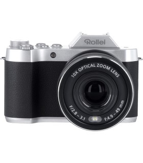 Rollei Powerflex 10x Retro, must/hõbedane