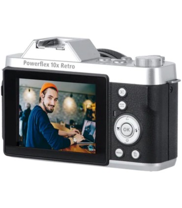 Rollei Powerflex 10x Retro, must/hõbedane