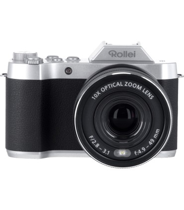 Rollei Powerflex 10x Retro, must/hõbedane