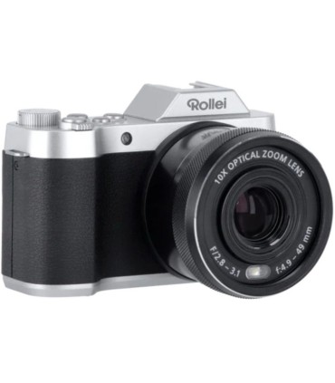 Rollei Powerflex 10x Retro, must/hõbedane