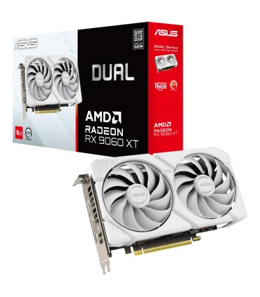 Asus AMD Radeon RX 9060 XT 16GB DUAL-RX9060XT-16G-WH