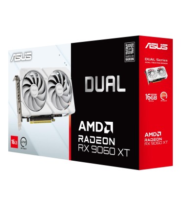 Asus AMD Radeon RX 9060 XT 16GB DUAL-RX9060XT-16G-WH
