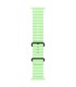Apple 49mm Neon Green Ocean Band - Natural Titanium Finish