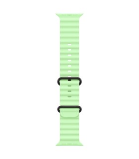 Apple 49mm Neon Green Ocean Band - Black Titanium Finish