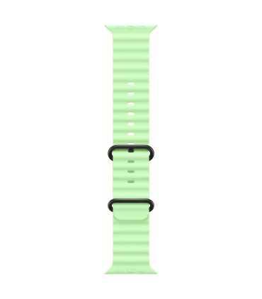 Apple 49mm Neon Green Ocean Band - Black Titanium Finish