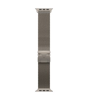 Apple 49mm Natural Titanium Milanese Loop - Medium