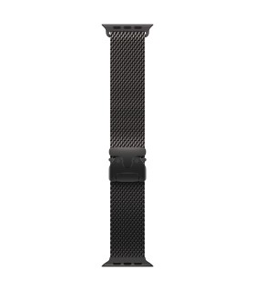 Apple 49mm Black Titanium Milanese Loop - Medium