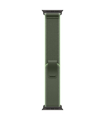 Apple 49mm Green/Neon Trail Loop - M/L - Natural Titanium Finish