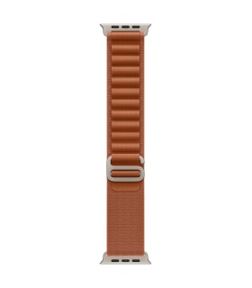 Apple 49mm Terra Cotta Alpine Loop - Medium - Natural Titanium Finish