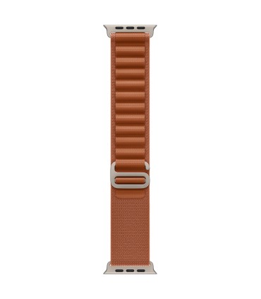 Apple 49mm Terra Cotta Alpine Loop - Medium - Natural Titanium Finish