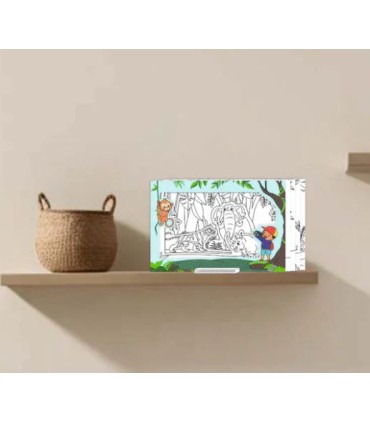 3D pildi joonistuskomplekt Dzungel