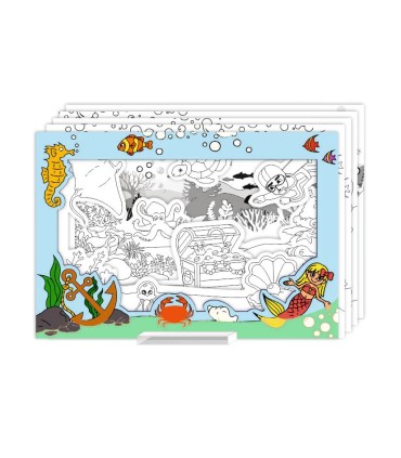 3D pildi joonistuskomplekt Ookean