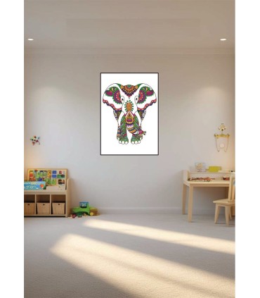 Joonistuskomplekt Loomad, 4 postrit