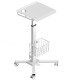 ONKRON Mobile Desk Adjustable valge LMG30-W