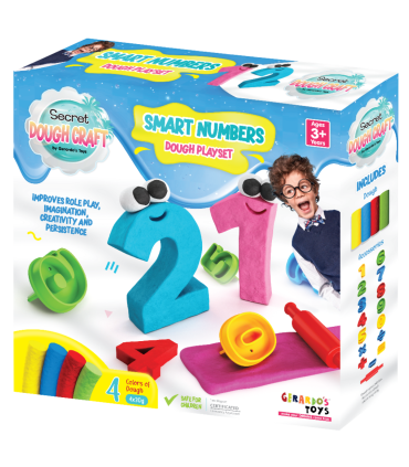 Gerardou0027s Toys voolimiskomplekt Numbrid Dough Craft 16 osa