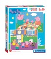 Clementoni puslekomplekt Peppa Pig 2x60 tk