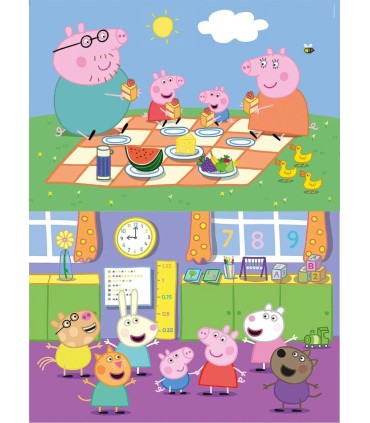 Clementoni puslekomplekt Põrsas Peppa 2x60 tk