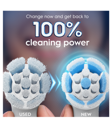 Braun Oral-B iO SWF-4 Gentle Care varuharjapead 4tk, valge