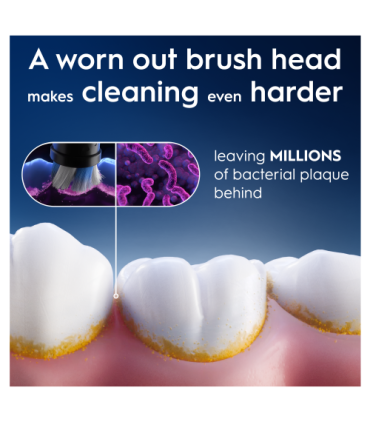 Braun Oral-B iO SWF-4 Gentle Care varuharjapead 4tk, valge