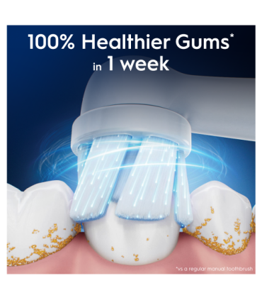 Braun Oral-B iO SWF-4 Gentle Care varuharjapead 4tk, valge