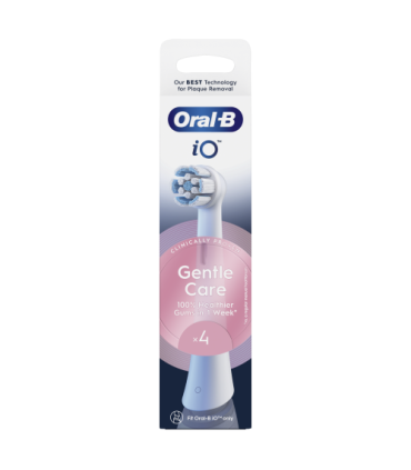 Braun Oral-B iO SWF-4 Gentle Care varuharjapead 4tk, valge