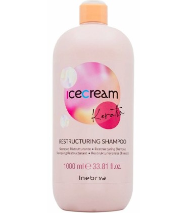 Inebrya Ice Cream Keratin Restructuring Shampoo (1000mL)